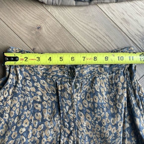 Wilfred Lyocell Button-Front Midi Skirt | Size 0 | Tan A-Line Skirt - Picture 9 of 10